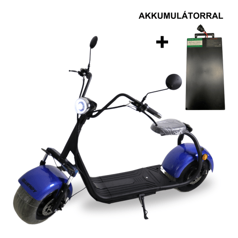BlueWay RX10 kék elektromos roller akkumulátorral BlueWay RX10 kék elektromos roller akkumulátorral